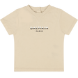 Balmain Baby Unisex T-Shirt Beige 6 mnd