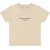 Balmain Baby Unisex T-Shirt Bej