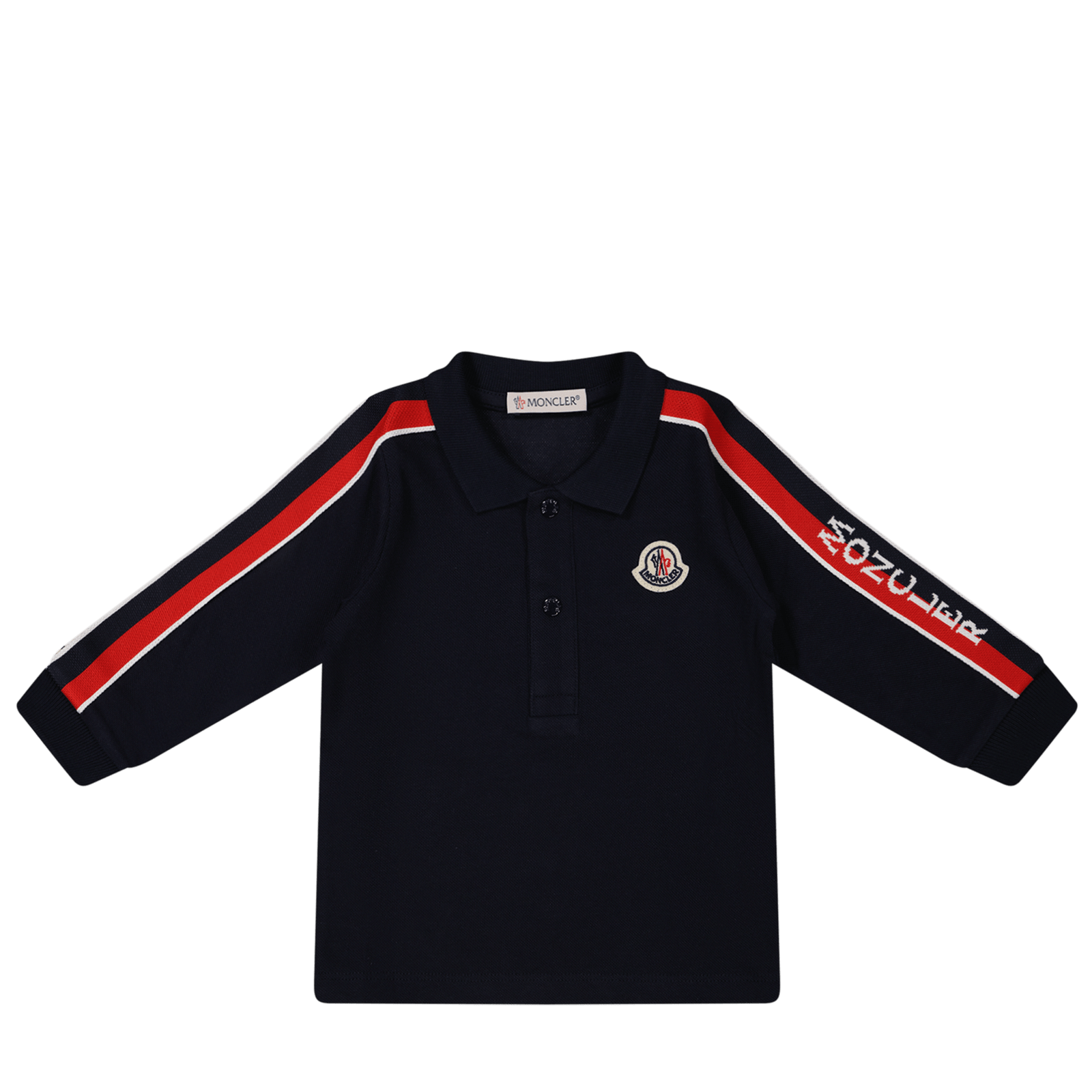 Moncler Baby Jongens Polo Navy - Superstellar