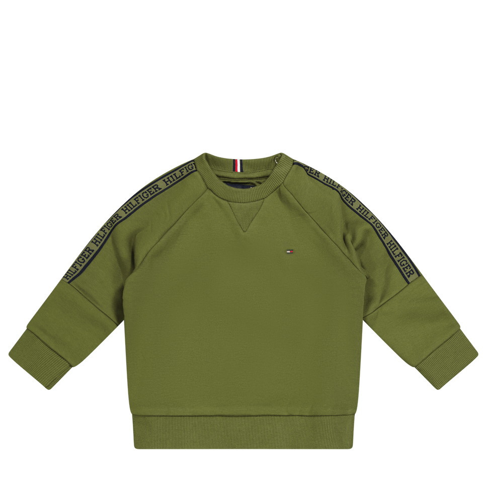 Tommy Hilfiger Baby Boys Sweater Army