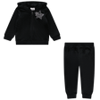 Juicy Couture Kids Girls Jogsuit Black