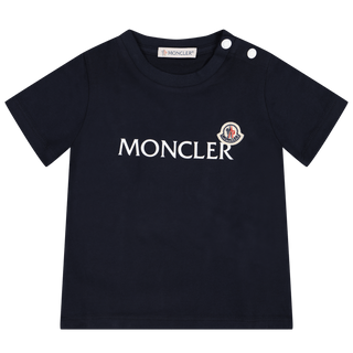 Moncler Baby Unisex T-Shirt Navy - Superstellar