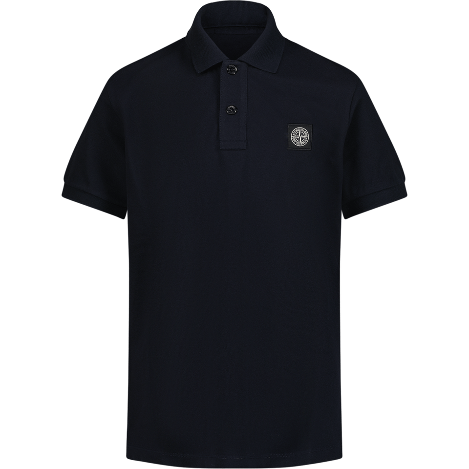 Stone Island Kinder Jongens Polo Navy 2Y