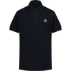 Stone Island Kids Boys Polo Navy