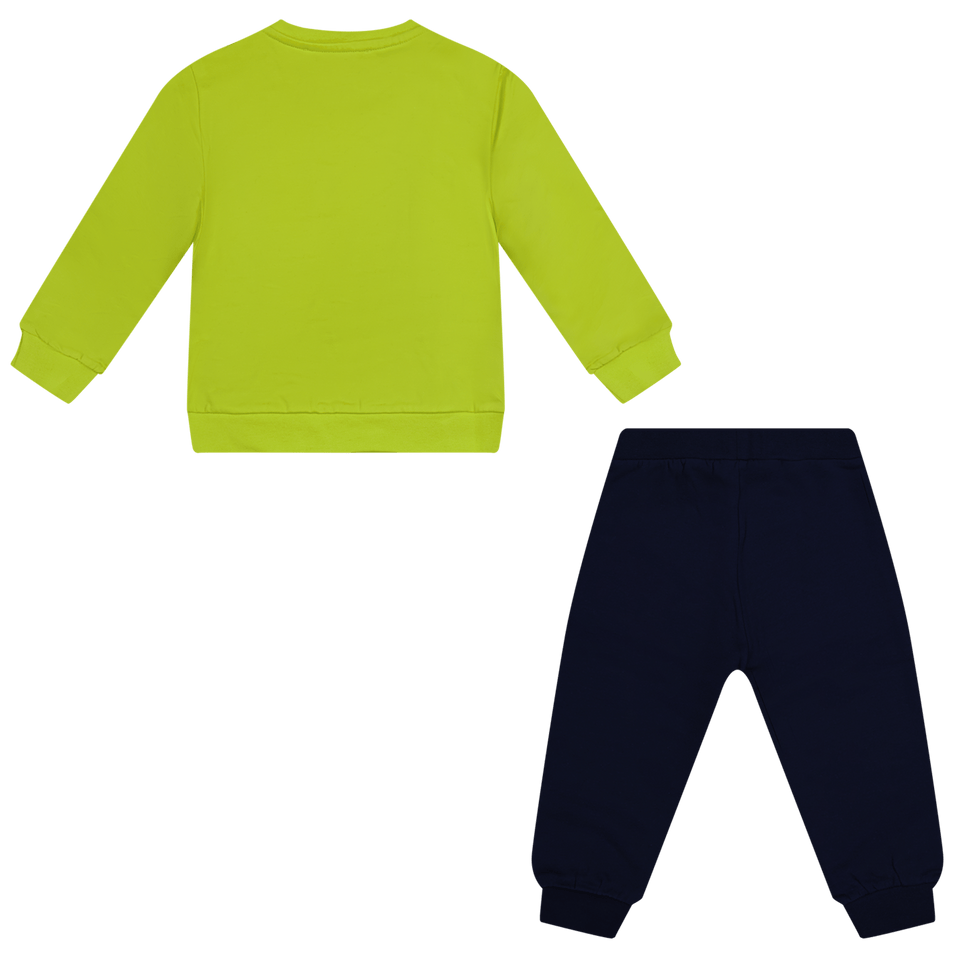 Iceberg Baby Boys Jogsuit Lime