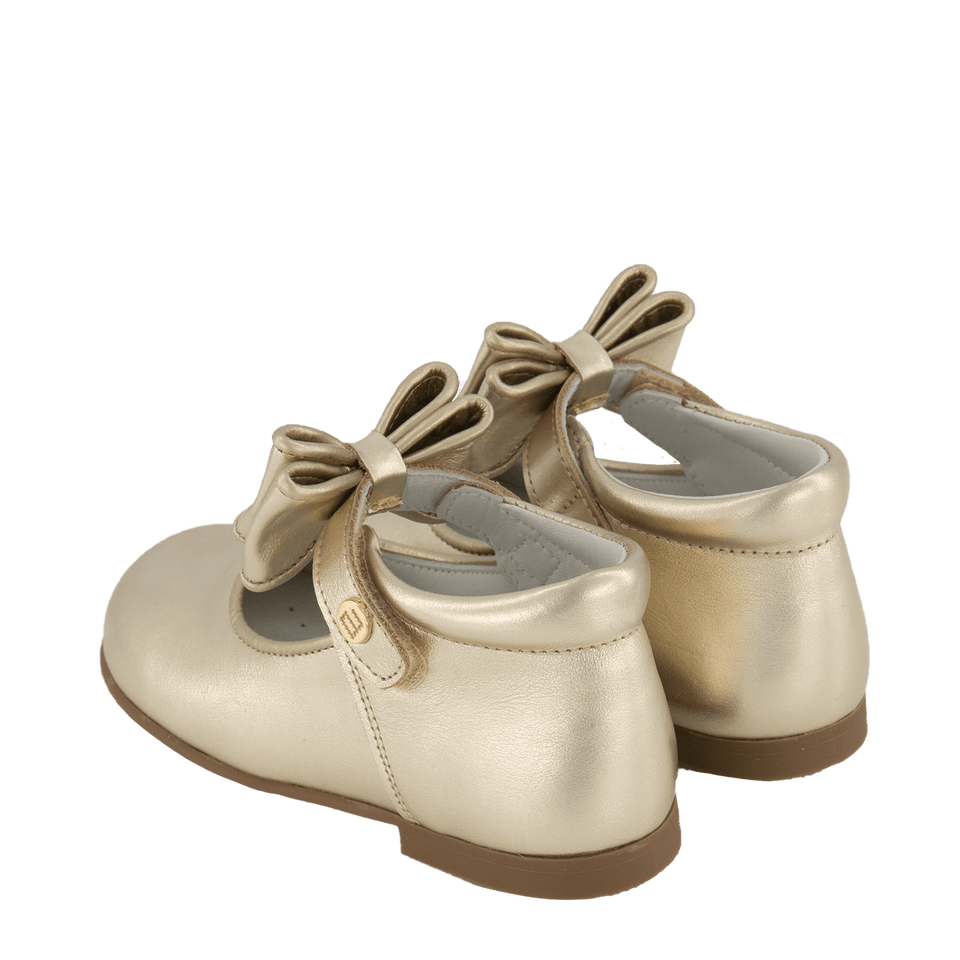 Andanines Kids Girls Shoes Gold
