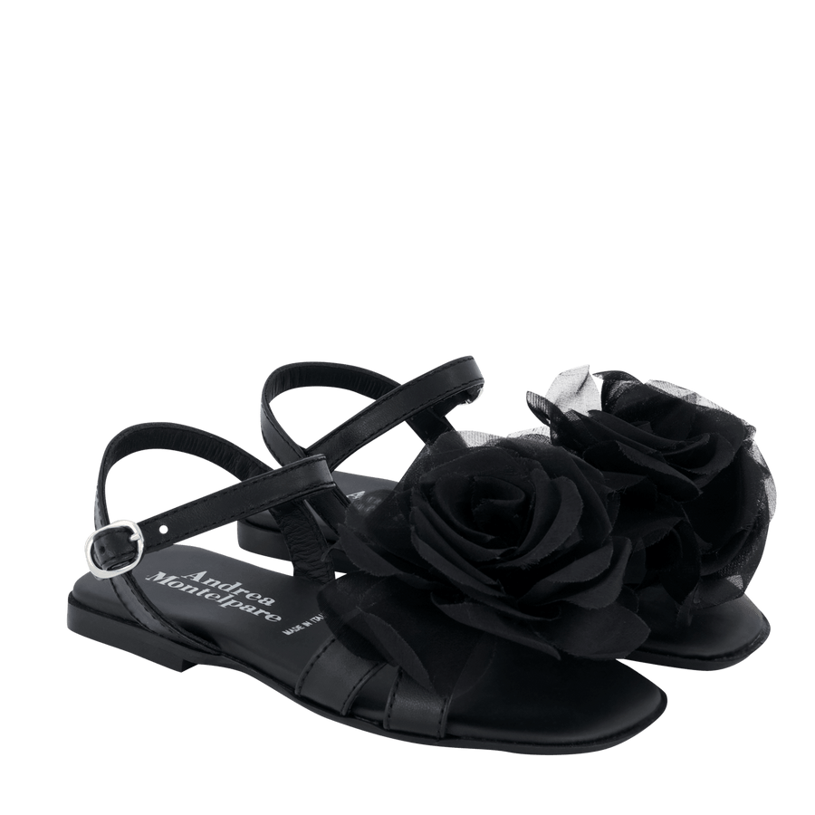 Andrea Montelpare Kinder Meisjes Sandalen Zwart