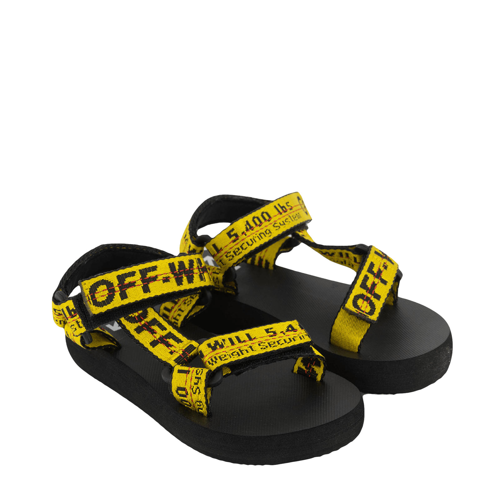 Off-White Kids Unisex sandals Yellow