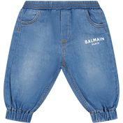 Balmain Baby Unisex Jeans kot pantolon