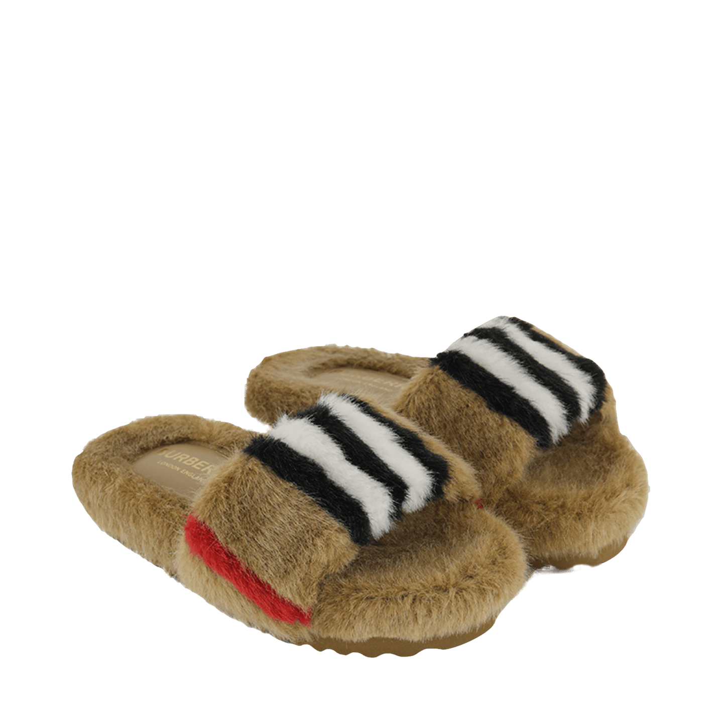 Burberry Kids Girls Flip-Flops Beige