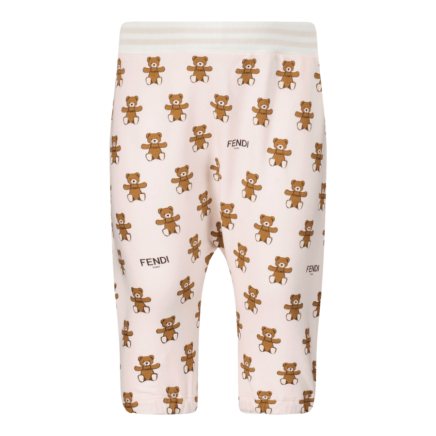 Fendi Baby Girls Trouser Light Pink