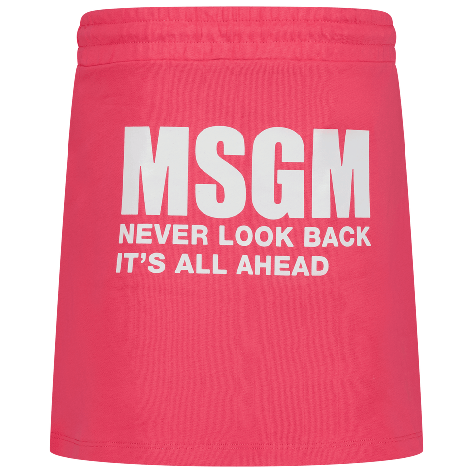 MSGM Kinder Rokje Fuchsia