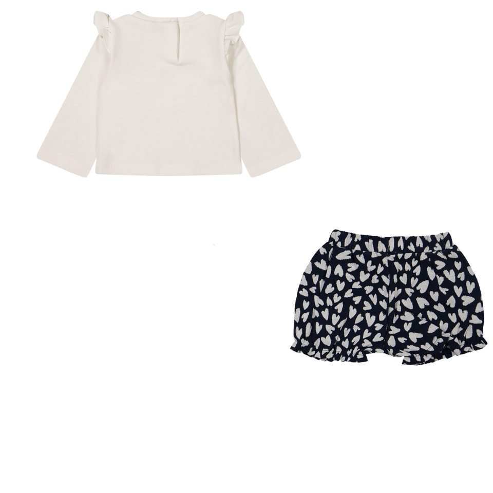 Liu Jo Baby Girls Set Off White
