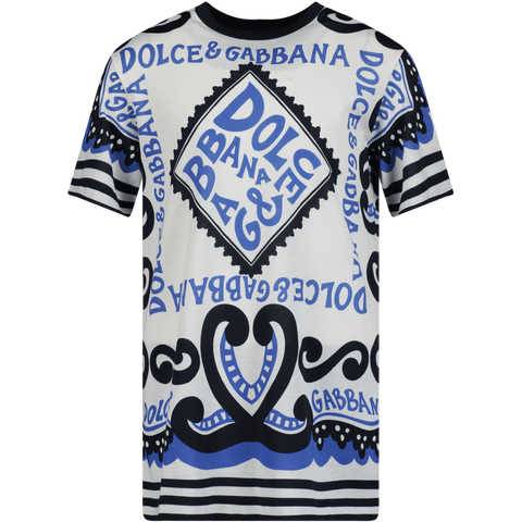 Dolce & Gabbana Kinder T-Shirt Licht Blauw