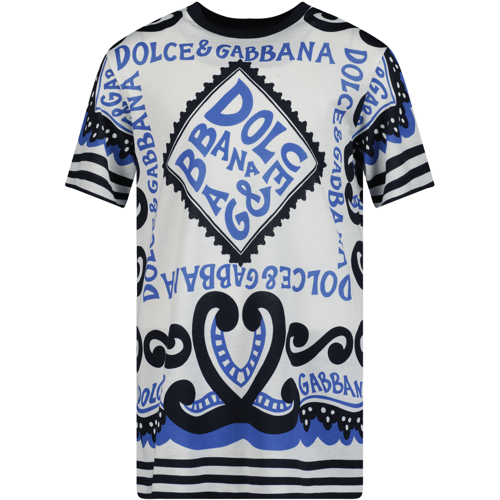 Dolce & Gabbana Kinder T-Shirt Licht Blauw