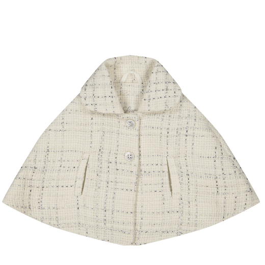 Lapin House Baby Girls Coat Off White