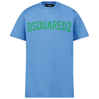 Dsquared2 Kids Unisex T-Shirt Blue