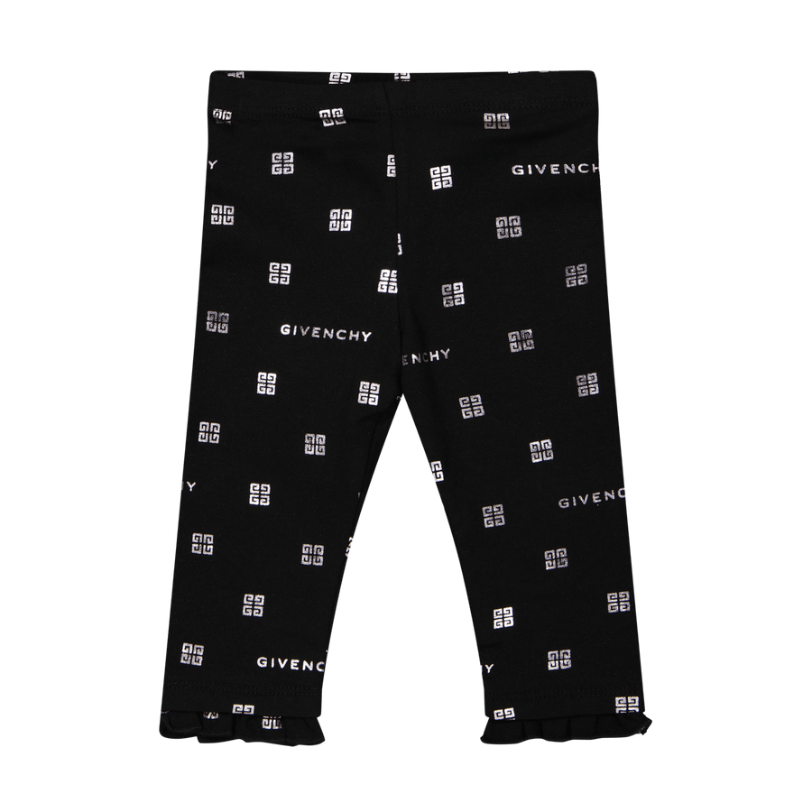 Givenchy Baby Meisjes Legging Zwart 6 mnd