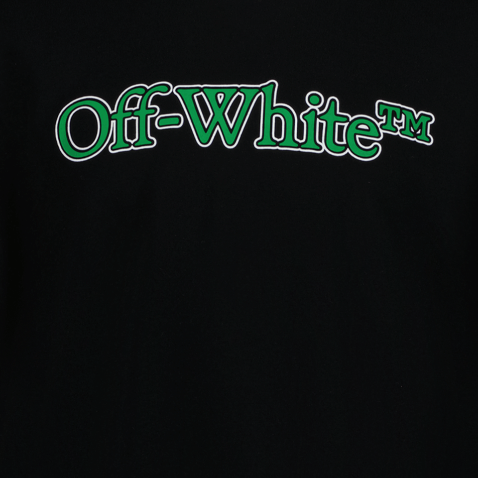 Off-White Kinder Jongens T-Shirt Zwart