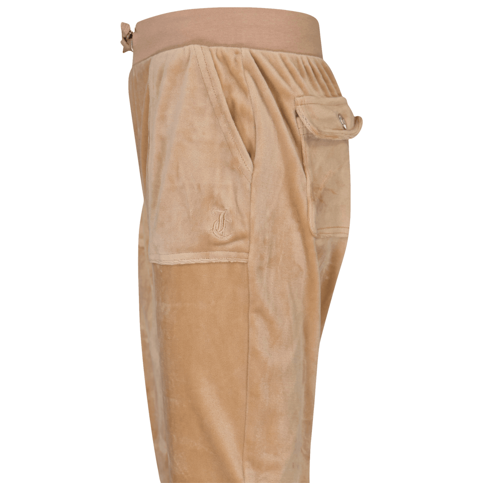 Juicy Couture Kids Girls Pants Taupe