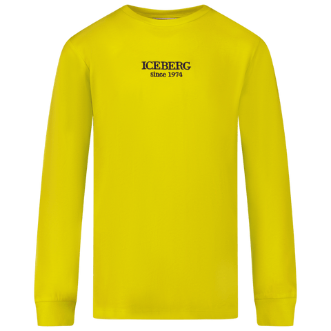 Iceberg Kids Boys T-Shirt Lime