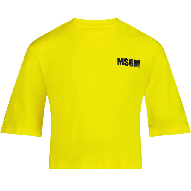 MSGM Kinder T-Shirt Geel 4Y
