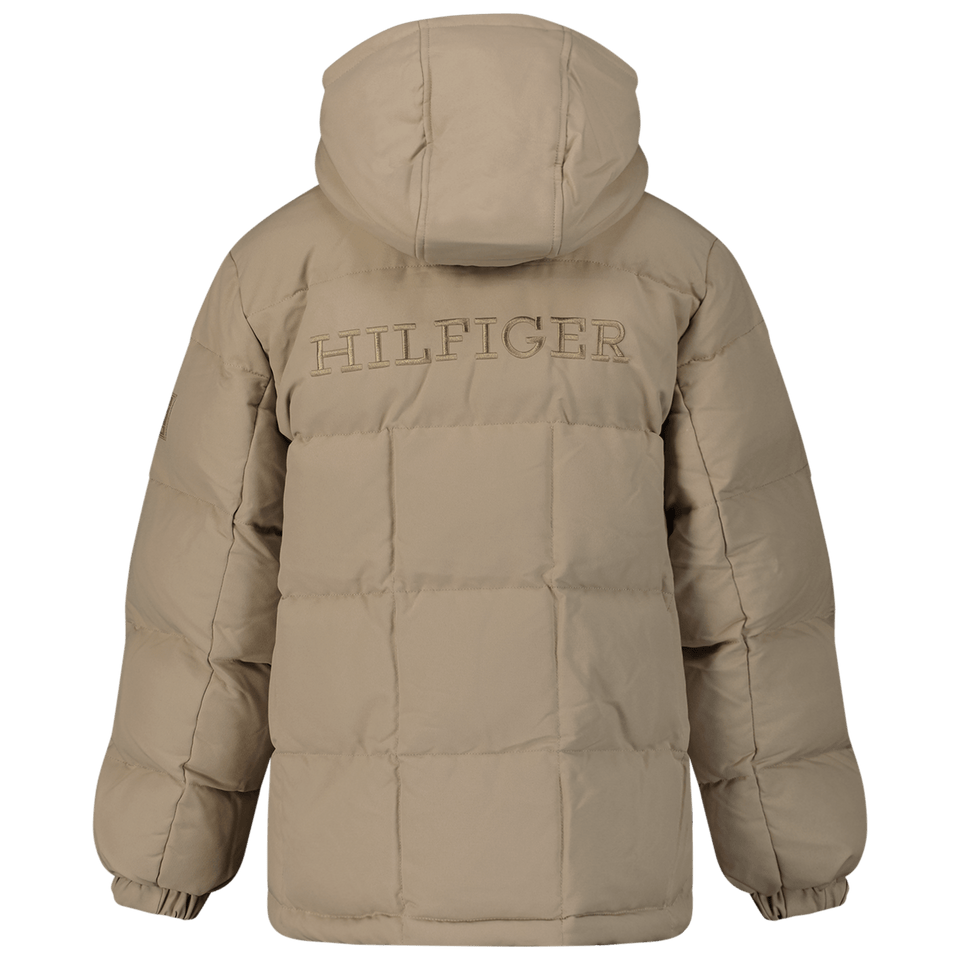 Tommy Hilfiger Kids Boys Coat Beige