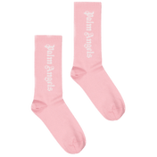 Palmiye melekleri çocuk kız çorapları açık pembe