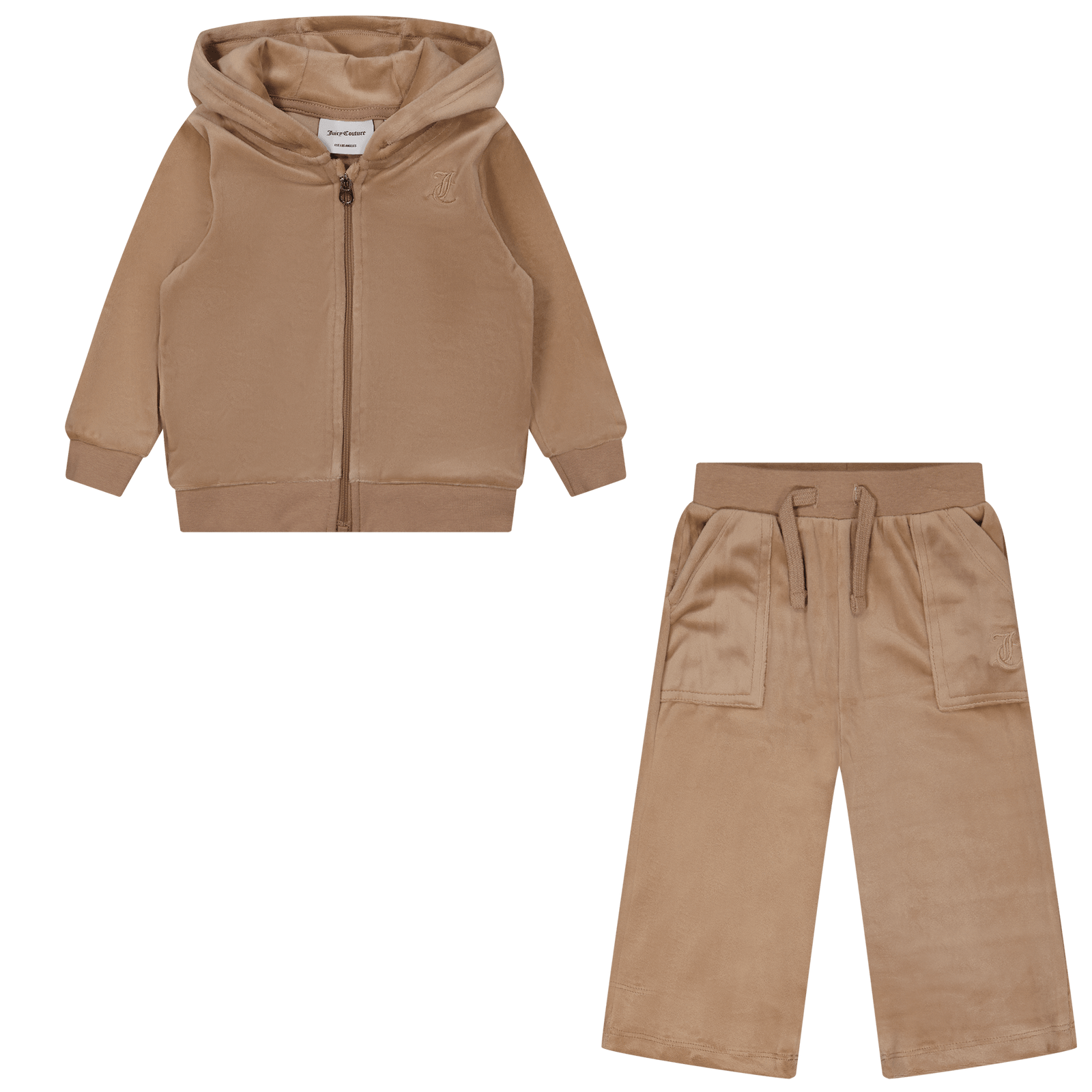 Juicy Couture Kids Girls Jogsuit Taupe