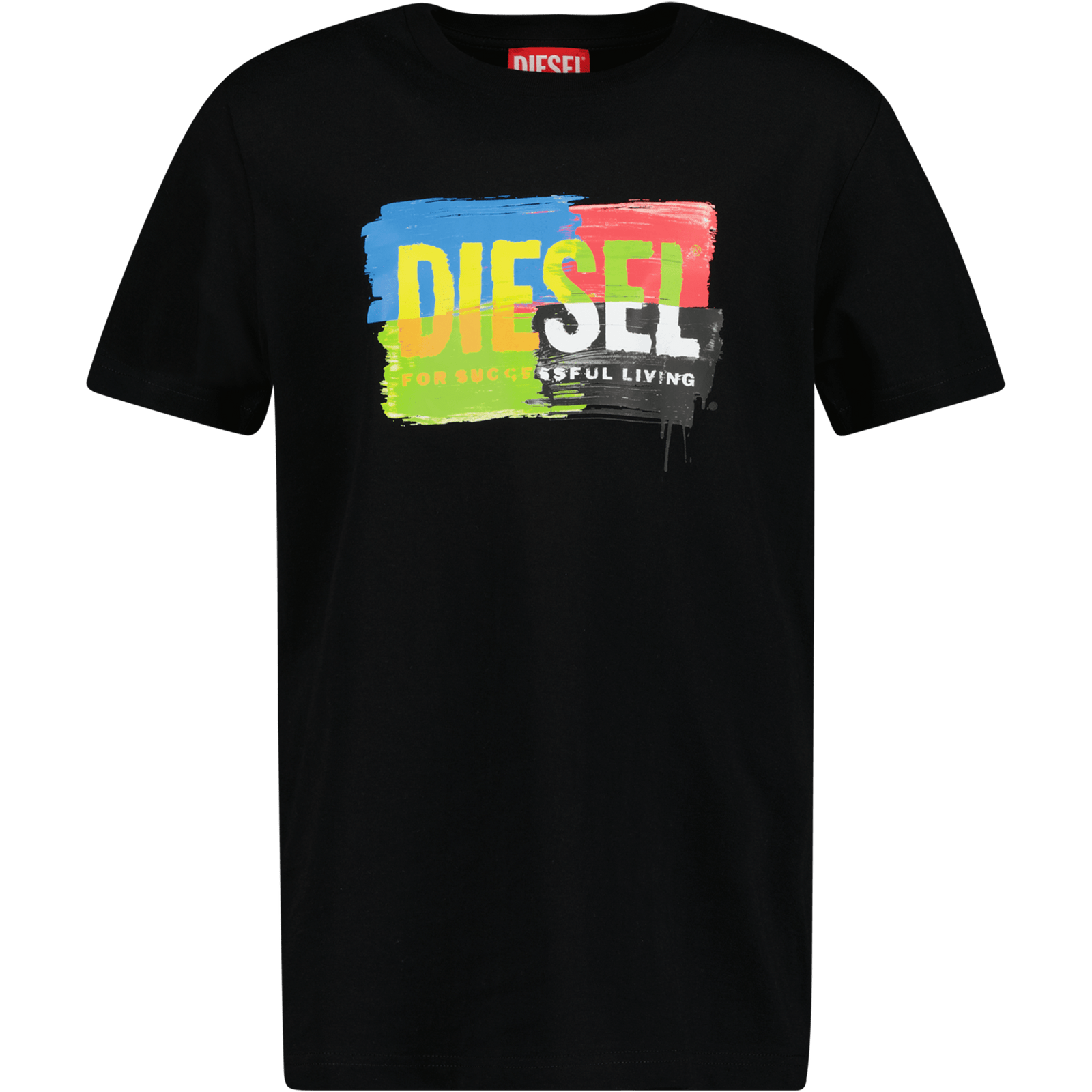 Diesel Kids Boys T-Shirt Black