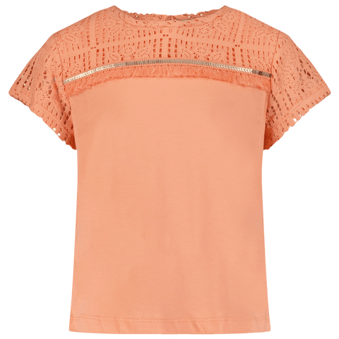 Mayoral Kids Girls T-Shirt Peach