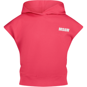 MSGM Kinder Trui Fuchsia 4Y