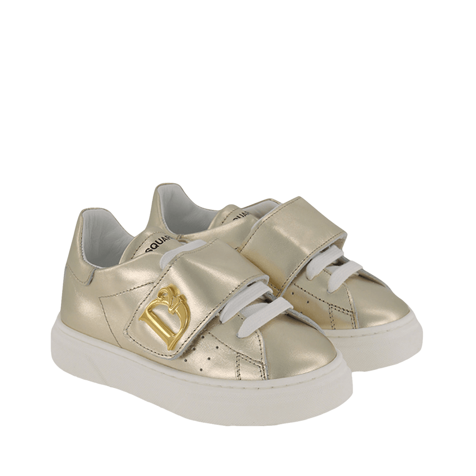 Dsquared2 Kids Girls Sneakers Gold