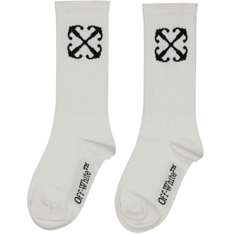 Off-White Kinder Jongens Sokken Wit 4Y