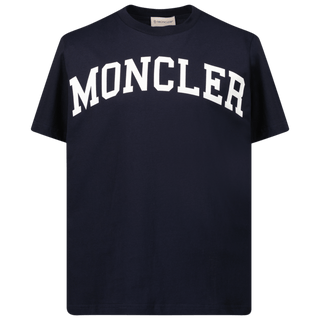 Moncler Kinder Jongens T-Shirt Navy - Superstellar