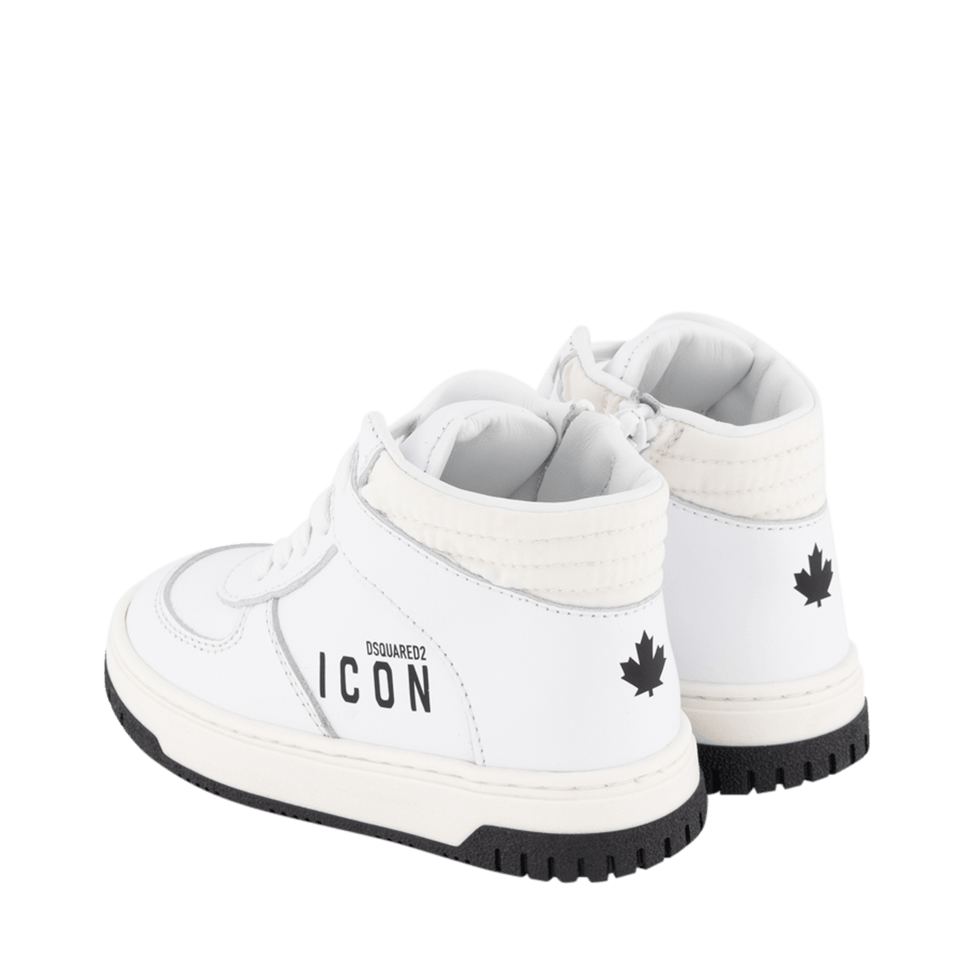 Dsquared2 Kinder Unisex Sneakers Wit