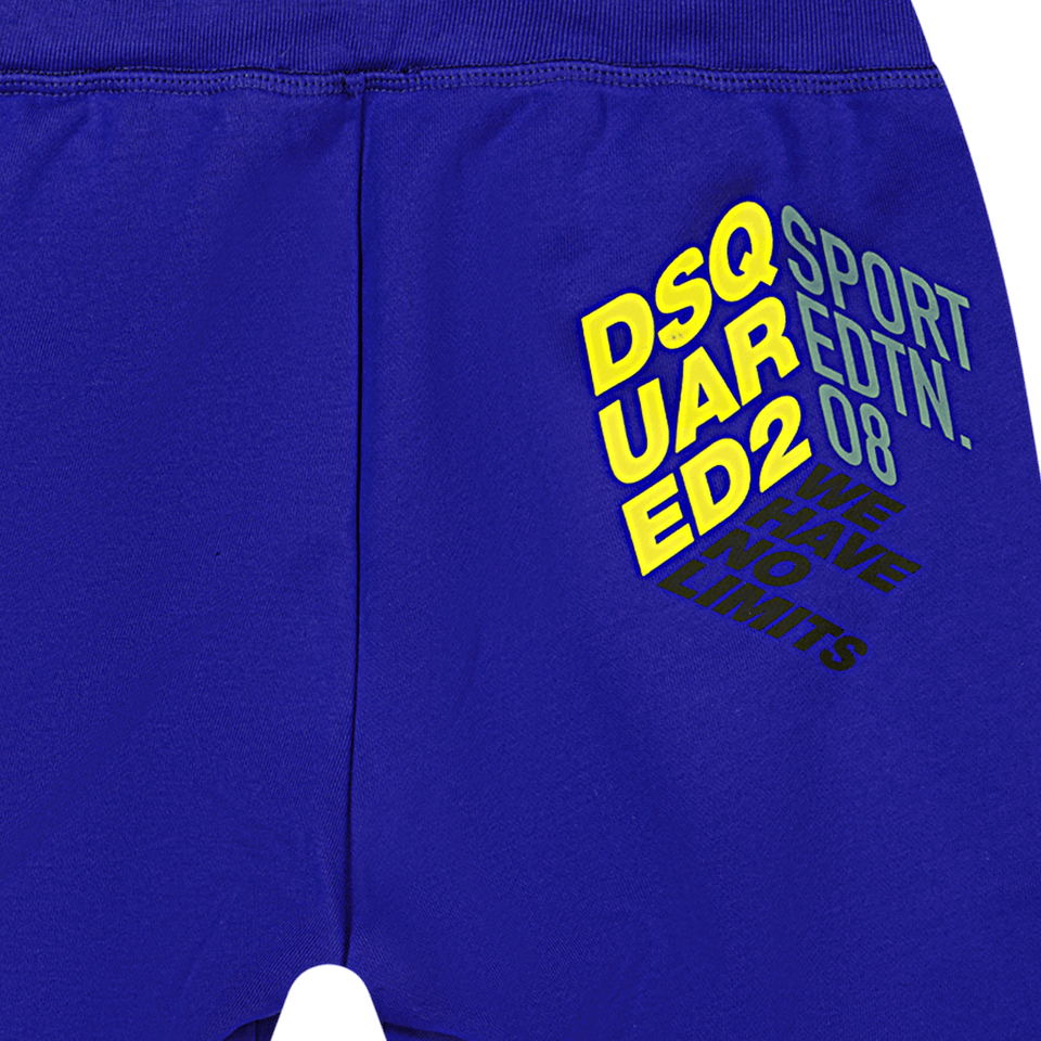Dsquared2 Kids Unisex Pants Cobalt Blue