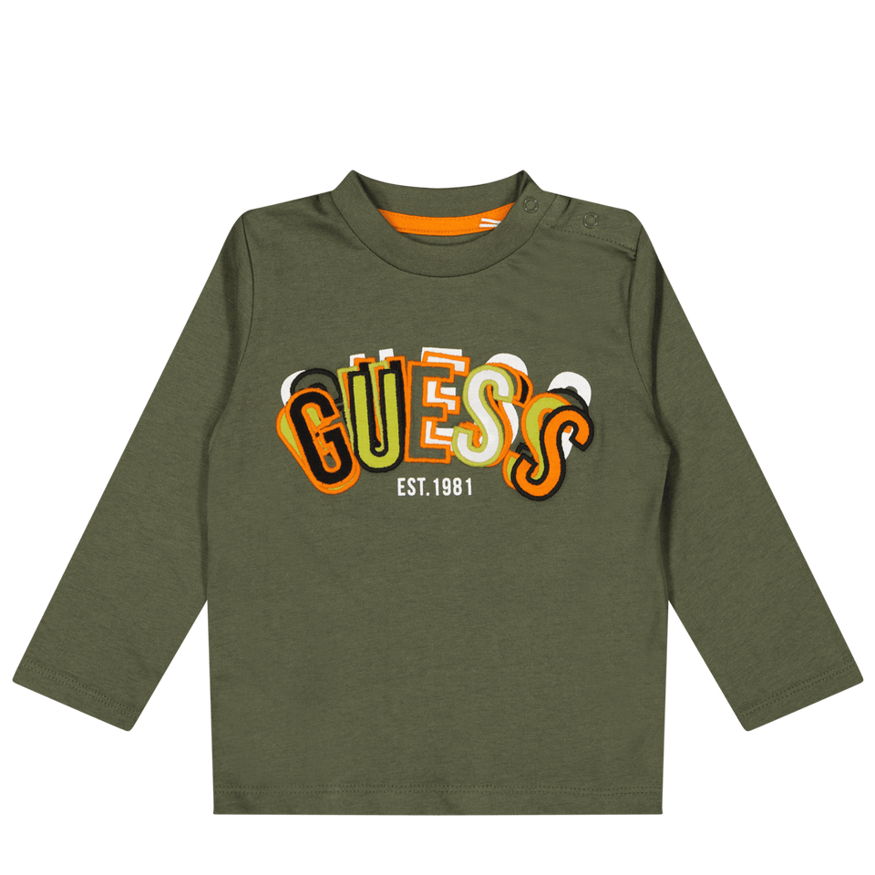 Guess Baby Boys T-Shirt Army