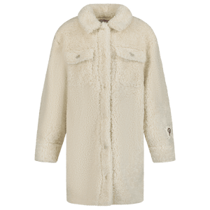 Pinko Kinder Meisjes Jas Creme 8Y