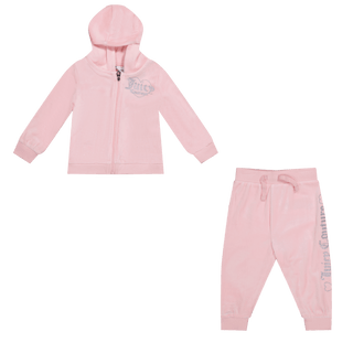 Juicy Couture Baby Girls Jogsuit Pink