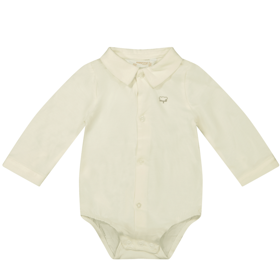 Mayoral Baby Boys Bodysuit Off White