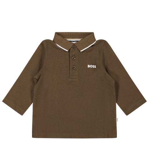Boss Baby Boys Polo Khaki