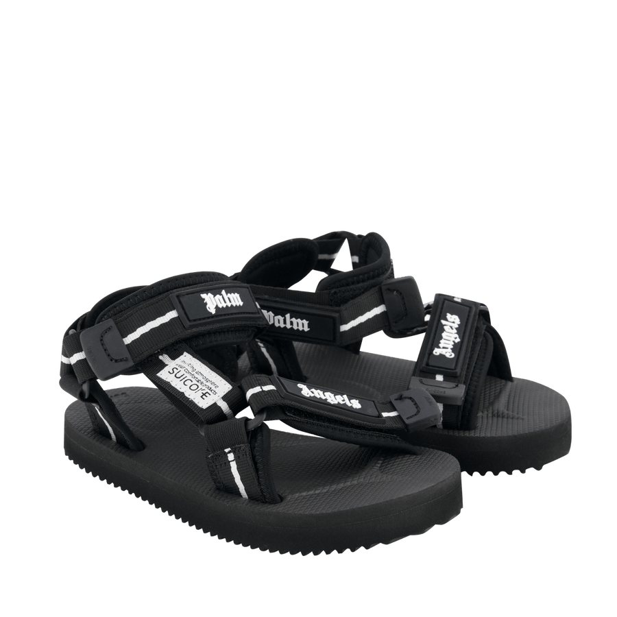 Palm Angels Kinder Jongens Sandalen Zwart