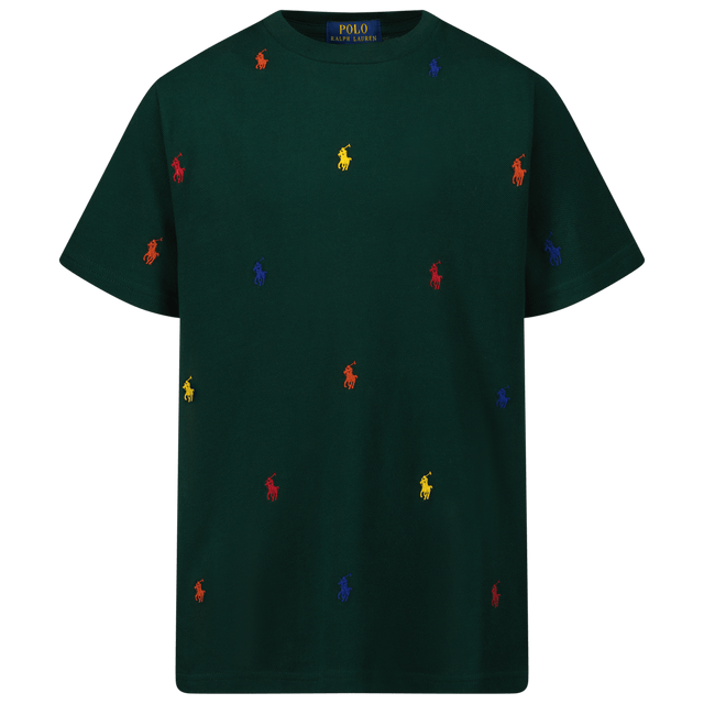 Ralph Lauren Kids Boys T-Shirt Dark Green