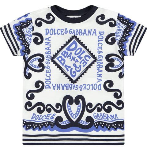 Dolce & Gabbana Baby Jongens T-Shirt Licht Blauw
