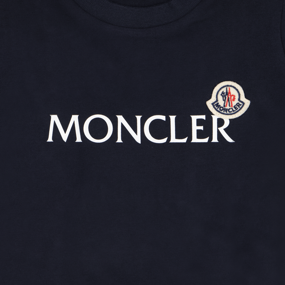 Moncler Baby Unisex T-Shirt Navy - Superstellar