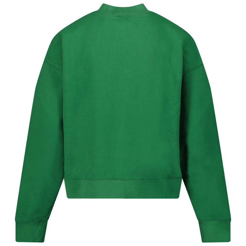 Palm Angels Kids Boys Sweater Green