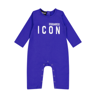 Dsquared2 Baby Unisex Bodysuit Cobalt Blue