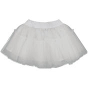 モンナリサ女の赤ちゃんスカートホワイト