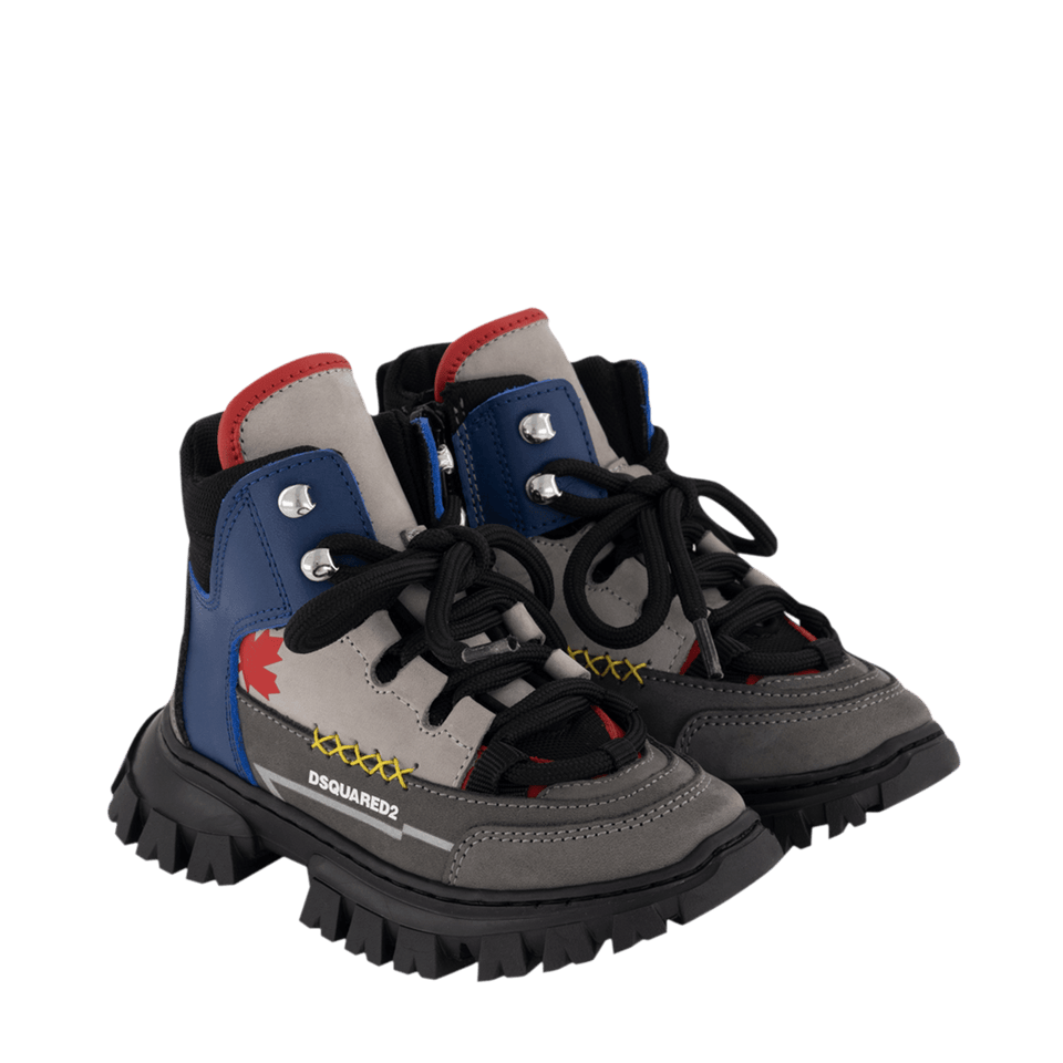 Dsquared2 Kids Unisex Boots Grey